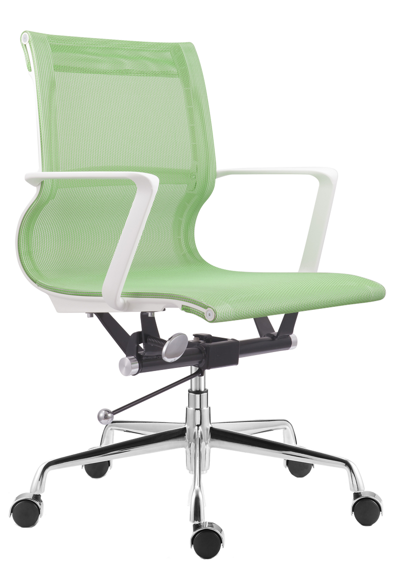Setu Replica – WHITE Frame - Green - makchedi.co.za office chairs