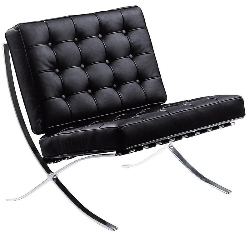 BARCELONA – VON DER ROHE - 1 Seater Black - makchedi.co.za office chairs