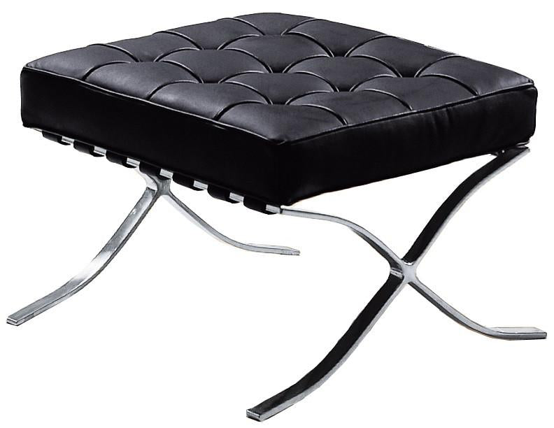 BARCELONA – VON DER ROHE - Footstool Black - makchedi.co.za office chairs