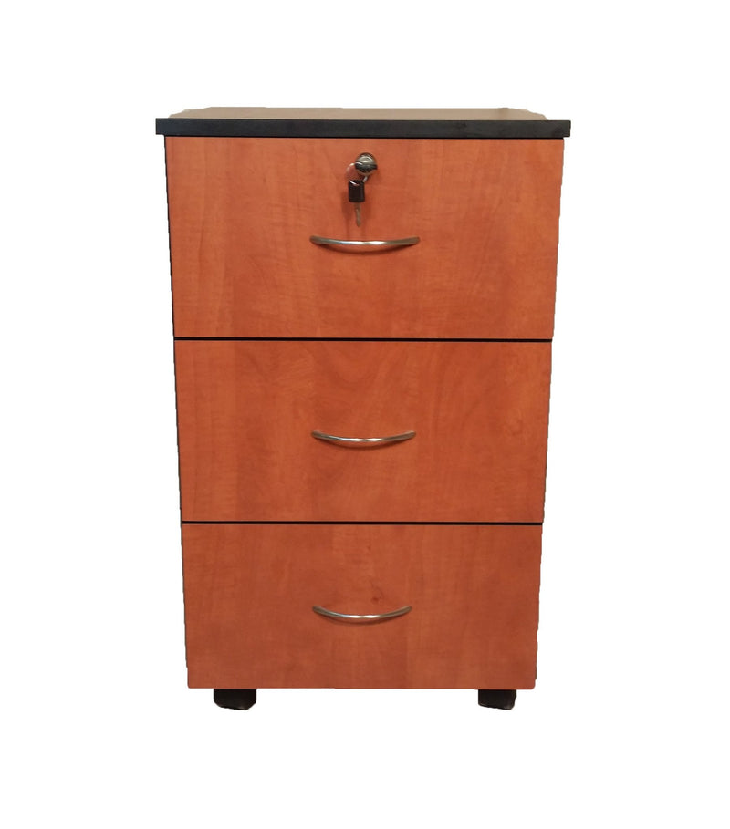 SUPER100 3 DRAWER MOBILE PEDESTAL CHERRY - makchedi.co.za office chairs