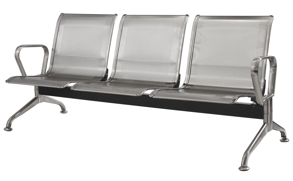 Stainless Steel 3 Seater - makchedi.co.za office chairs