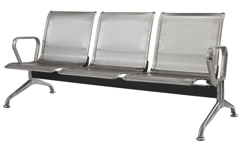 Stainless Steel 3 Seater - makchedi.co.za office chairs