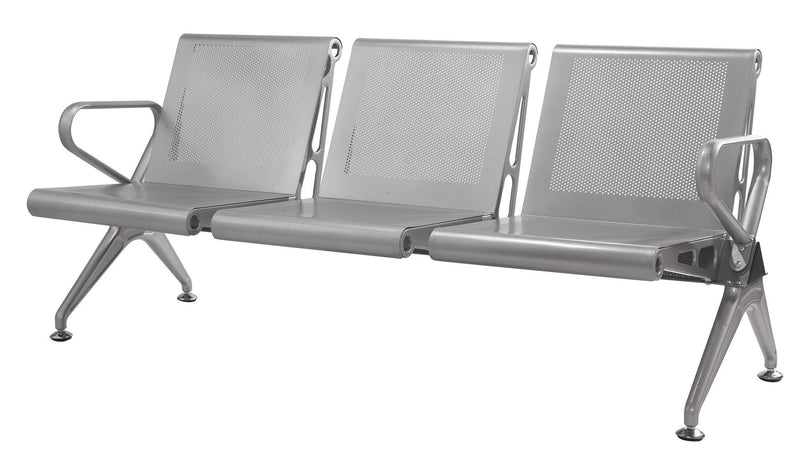 New Chrome Deluxe 3 seater - makchedi.co.za office chairs