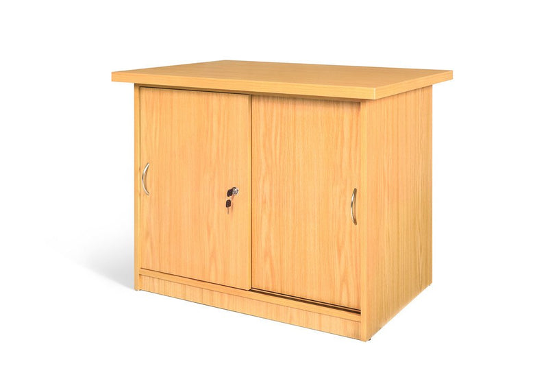 SUPER100 SLIDING DOOR CREDENZA OAK - makchedi.co.za office chairs