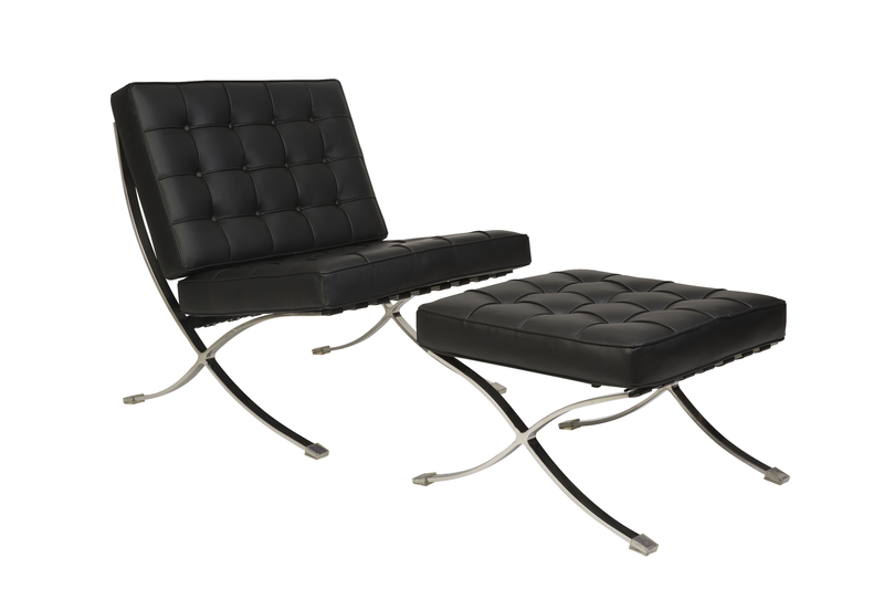 BARCELONA – VON DER ROHE - 1 Seater Black - makchedi.co.za office chairs