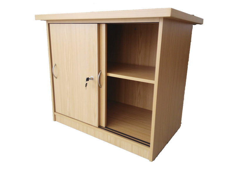 SUPER100 SLIDING DOOR CREDENZA OAK - makchedi.co.za office chairs