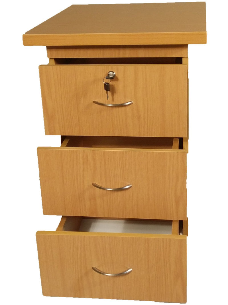 SUPER100 DESK HEIGHT PEDESTAL OAK - makchedi.co.za office chairs